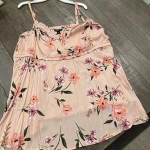 Torrid pink/floral top